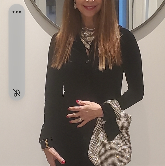 SEXY LONG VELVET MAXI DRESS SMALL - Picture 4 of 13